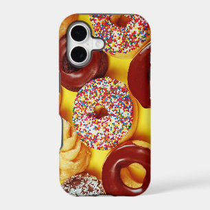Assortment of delicious donuts