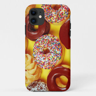 Assortment of delicious donuts iPhone 11 case