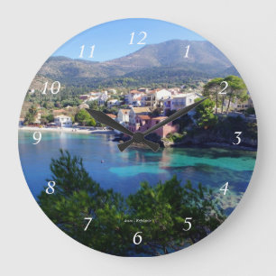 Assos - Kefalonia Large Clock