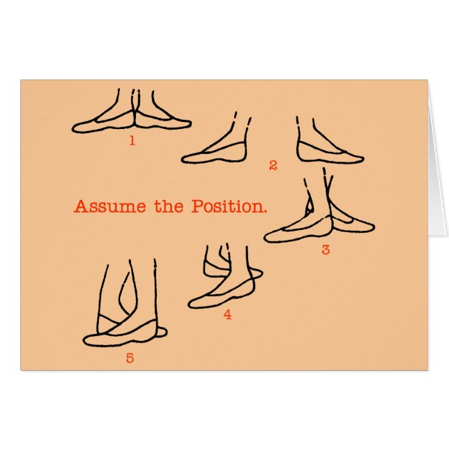 Assumez les cadeaux de ballet de position (Devant horizontal)