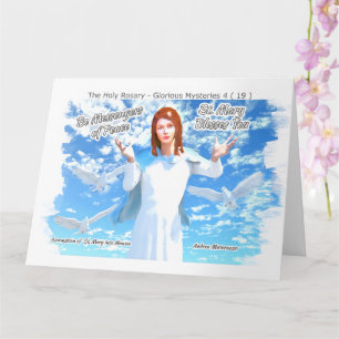 Assumption of St. Mary into Heaven Card