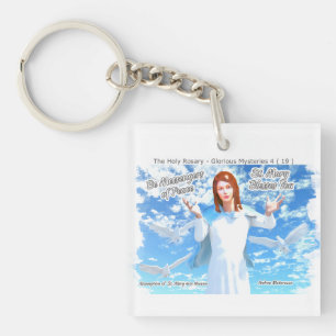 Assumption of St. Mary into Heaven Keychain
