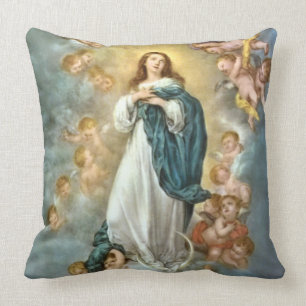 Assumption of the Blessed Virgin Mary Throw Pillow