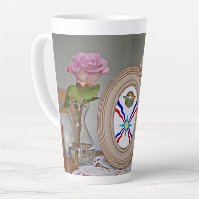 Assyria Latte Mug (Left Angle)