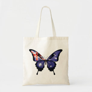 Assyria Swallowtail Butterfly Flag Sticker Tote Bag