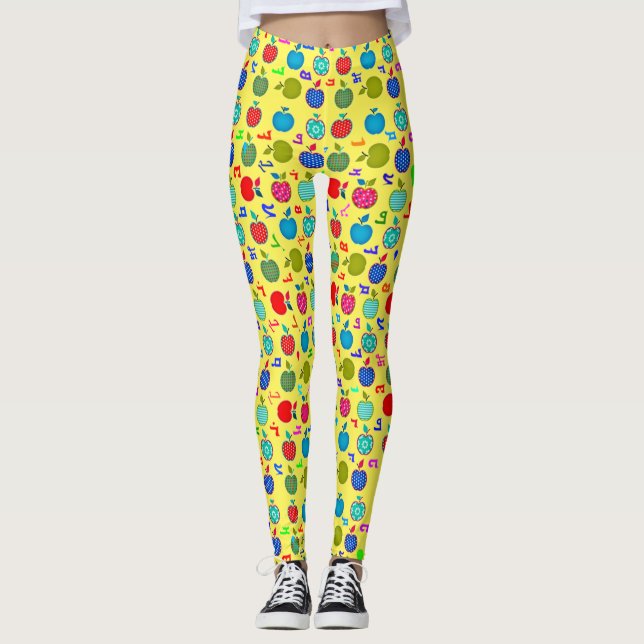 Assyrian ALphabet  Leggings (Front)