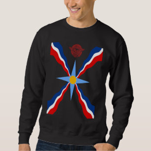 Assyrian Ashur Flag Assyrian Flag Ator Sweatshirt