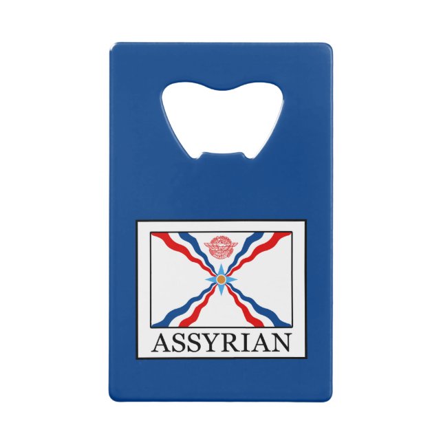 Assyrian Credit Card Bottle Opener (Front)