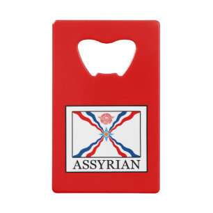 Assyrian Credit Card Bottle Opener