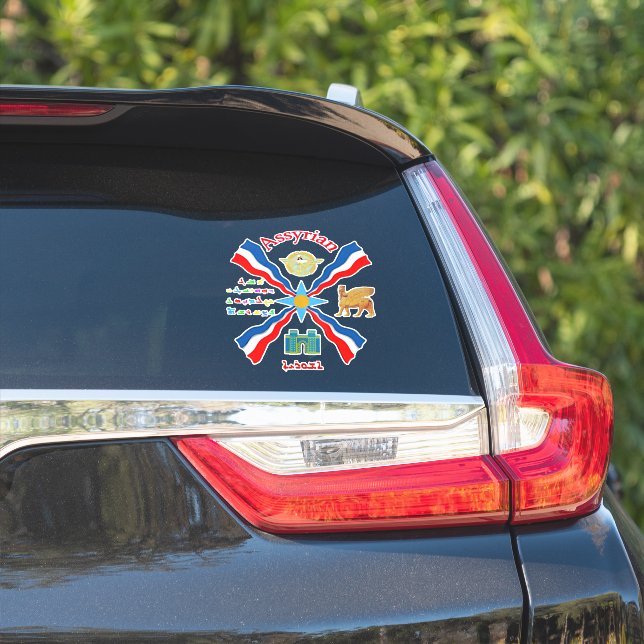ASSYRIAN Custom-Cut Vinyl Sticker (Car Side)