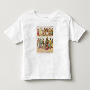 Assyrian Dress, from 'Trachten der Voelker', 1864 Toddler T-shirt