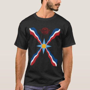 Assyrian Flag Ator Flag Assyrian Ashor T-Shirt