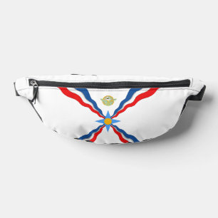 Assyrian Flag Print Cut Sew Bag