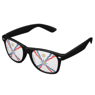 Assyrian Flag Retro Sunglasses