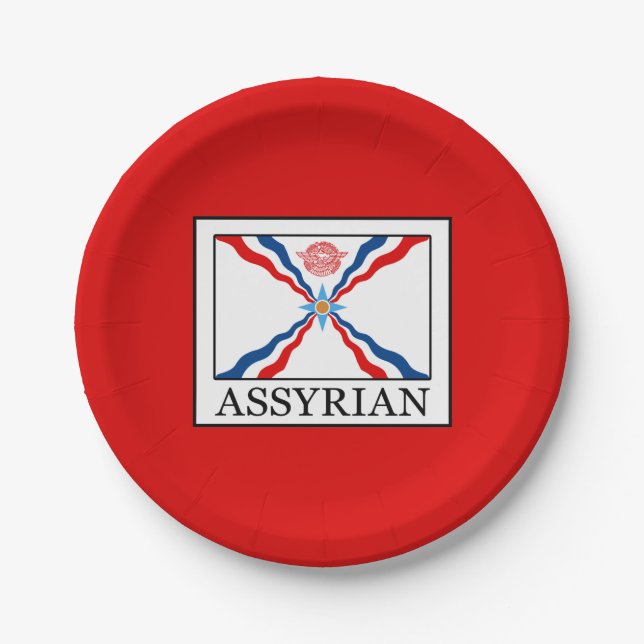 Assyrian Paper Plate (Front)