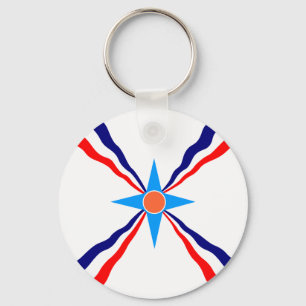 Assyrian People, Democratic Republic of the Congo Keychain