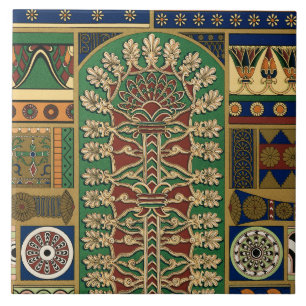 Assyrian Retro Pattern Tile