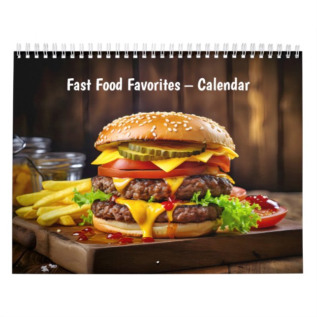 ast Food Favourites – Calendar (Cover)