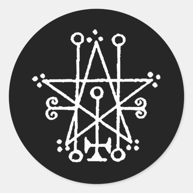 Astaroth Sigil Classic Round Sticker (Front)