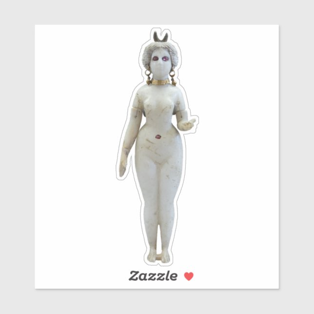 Astarte en Phoenicia Sticker (Feuille)