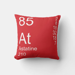 Astatine Throw Pillow