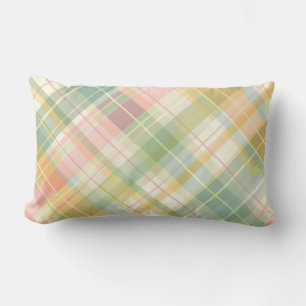 {astel Plaid Thlow Oreiller