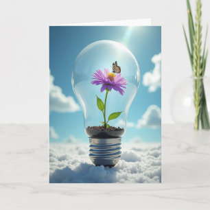 Aster Butterfly Birthday Card