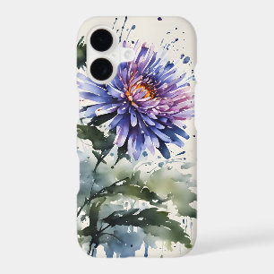 Aster - Fleurs aquarelle