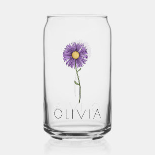 ASTER Septembre Fleur de naissance Nom personnalis