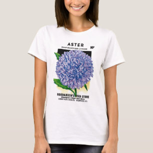 Aster Vintage Seed Packet T-Shirt