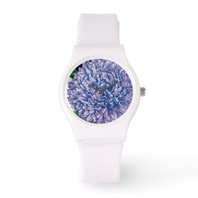 Aster Vintage Seed Packet Watch (Front)