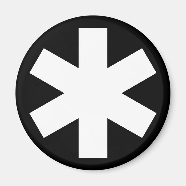 Asterisk - Black Magnet (Front)