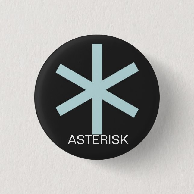 Asterisk Pin (Front)