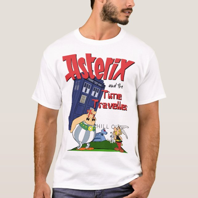 Asterix and the Time Traveller T-Shirt (Front)