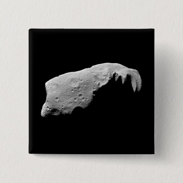 Asteroid 243 Ida 2 Inch Square Button (Front)