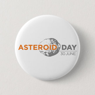 Asteroid Day badge, large 2 Inch Round Button