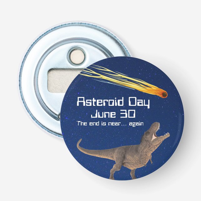 Asteroid Day June 30 Bottle Opener (Front)