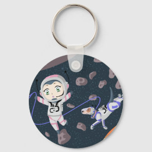 Asteroid Girl Keychain