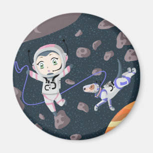 Asteroid Girl Magnet