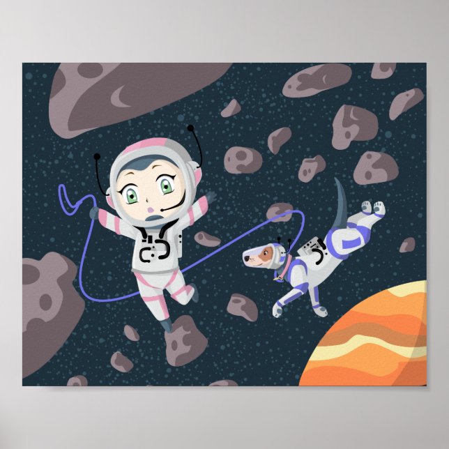 Asteroid Girl Poster (Front)