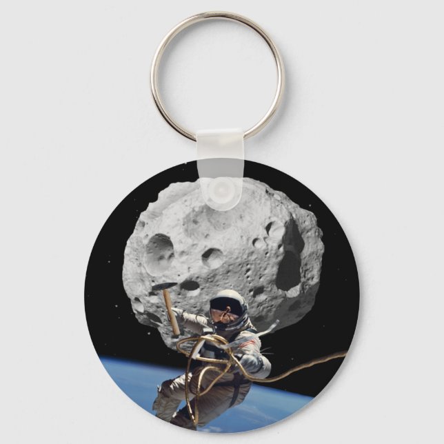 Asteroid Miner Keychain (Front)