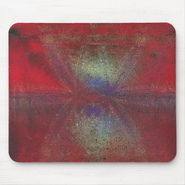 Asteroid Strike Digital Abstract Mouse Pad (Front)