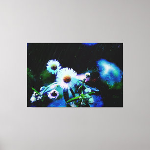 Asters Aglow Enveloppé Imprimantes de toile
