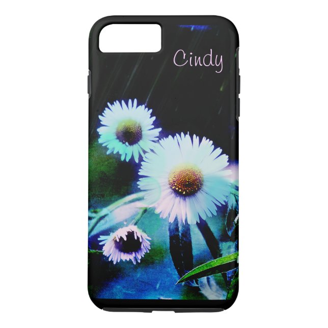 Asters Aglow iPhone 7 Plus case *Personalize* (Back)