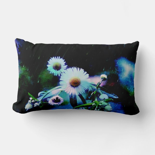 Asters Aglow Throw Pillow (Front)