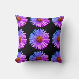 Asters Throw Pillow