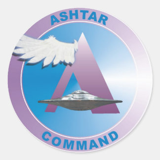 Asthar Comand Classic Round Sticker