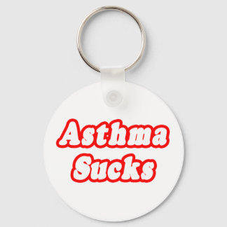 Asthma Sucks Keychain