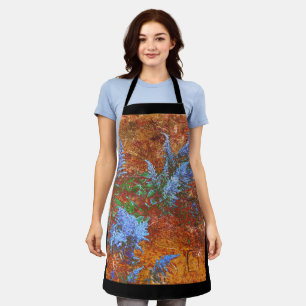 Astilbe Dusty Blue on Board Apron