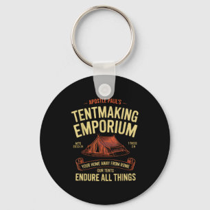 Astle Paul's Tentmaking Emrium Christians Camng Fu Keychain